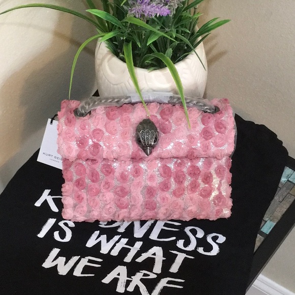 Kurt Geiger Handbags - Kurt Geiger London Mini Kensington Rose Convertible Crossbody Bag